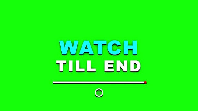 A person watches an animation on screen till end