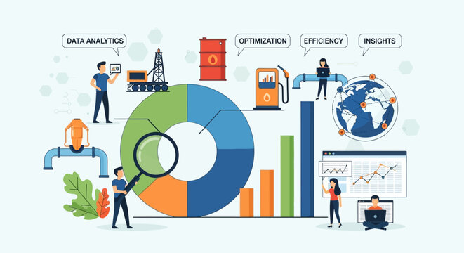 Oil and Gas Industry Data Analytics, Optimization, Efficiency, Insights