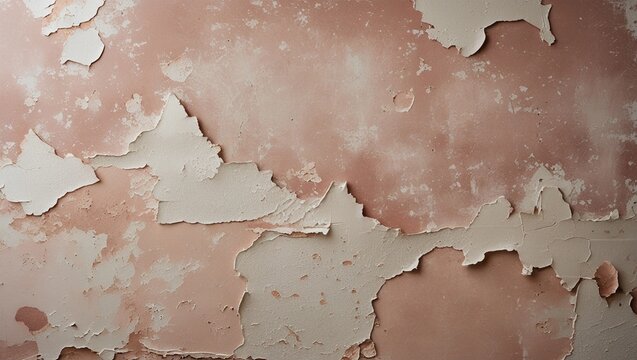 Weathered romantic grunge wall texture with faint 