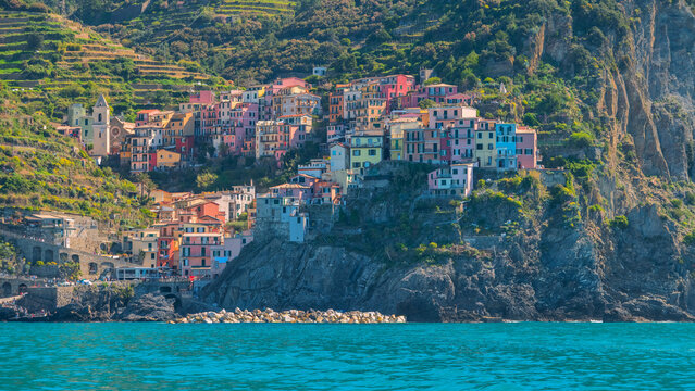 view of manarola cinque terre hiking paradise