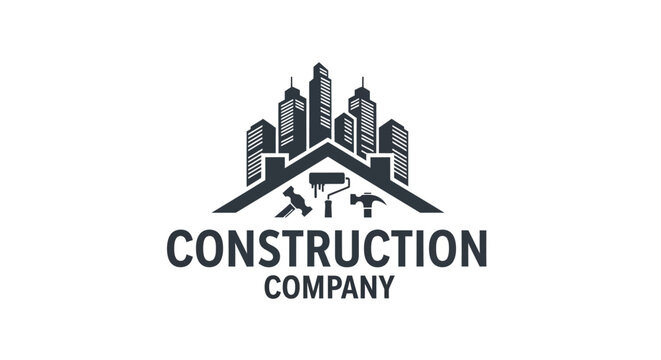Construction company logo design.
