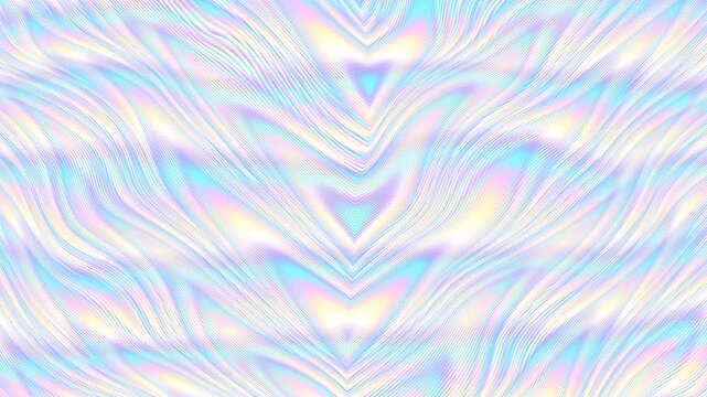Neon colorful background with holographic shades and bright colors. artificial gradient background with noise lines and gradient knobs. Loop animation