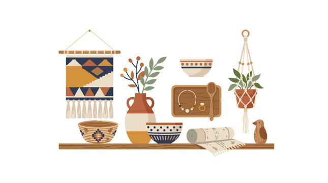 Bohemian Home Decor Collection Minimalist Style