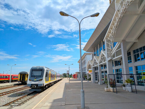 Railway station train  Lobito, Angola