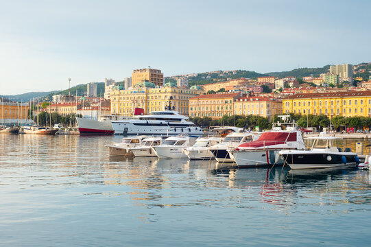 Marina harbor yachts Rijeka, Croatia