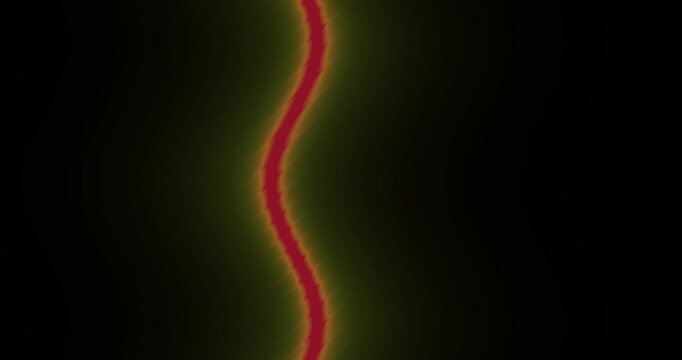 Dynamic Glowing Neon Wave Light Effects Changing Colors.