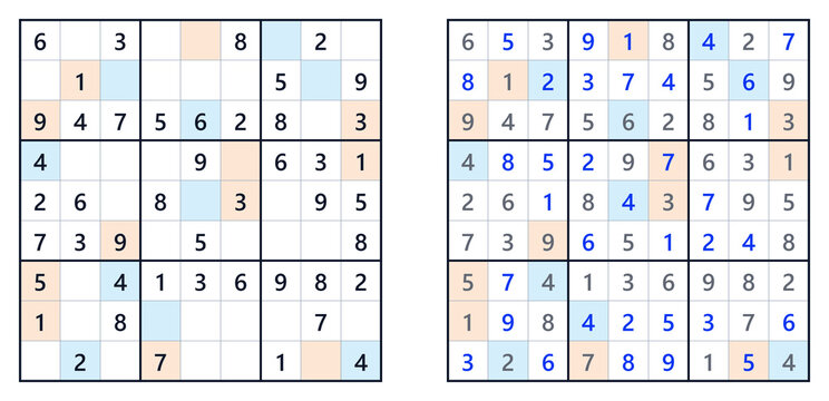Easy Even Odd Sudoku Puzzle with Solution Printable