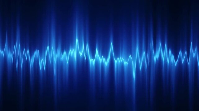 Cinematic Deep Navy Blue Gradient Abstract Background Loop with Slow Rhythmic Pulse