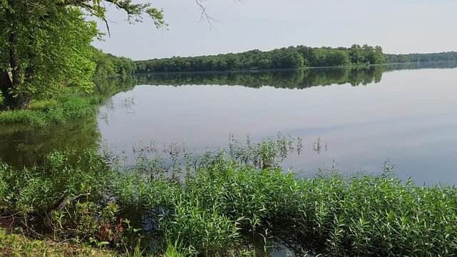 Lake View on Cloudy Day