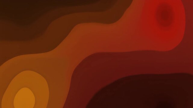 Cinematic Warm Volcanic Earth Tone Abstract Background Loop with Slow Oscillation in Deep Burnt Sienna Gradient