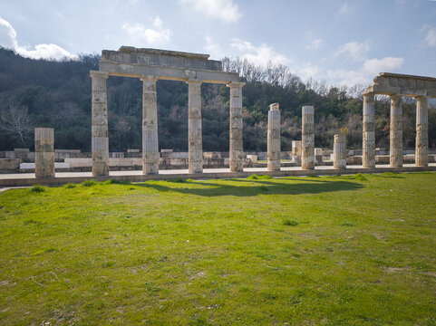 Palace at the Archaeological Site of Aigai, Vergina, Greece