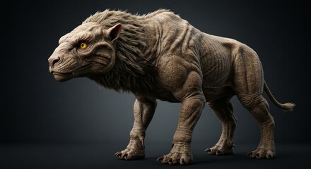 Fototapeta premium fantasy prehistorical animal creature
