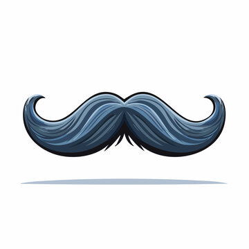 Stylized Mustache Illustration