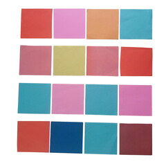 Fototapeta premium Colorful abstract grid of squares vector pattern