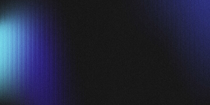 Grainy abstract background with a cool blue and purple gradient, featuring subtle vertical streaks and a textured, analog noise effect. 