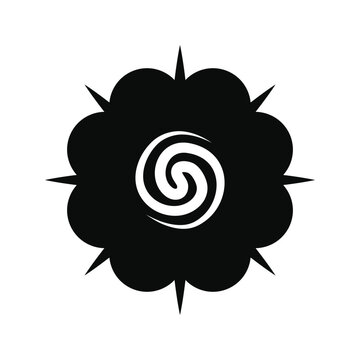 terong flower borneo dayak kalimantan indonesia iban eggplant symbol tattoo ornament art icon