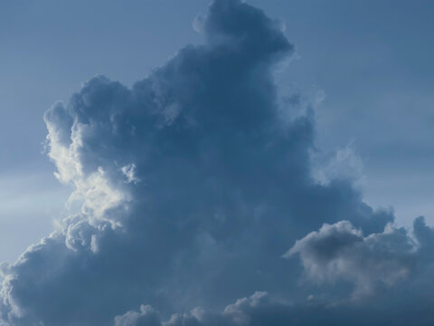 clouds in the sky after a rain storm