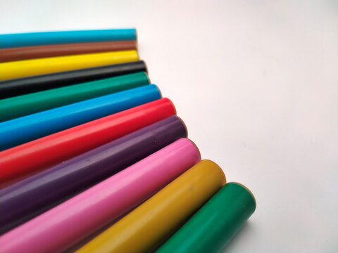 Colorful Marker Pen Collection Isolated on White Background