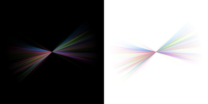 Abstract Colorful Light Rays Bursting From Center Digital Art Background for Modern Graphic Design Projects