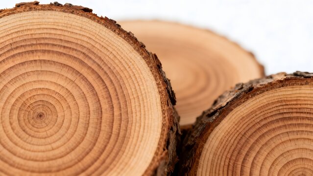 Tree rings cross section