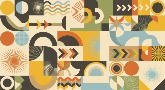 Modern Geometric Pattern Background