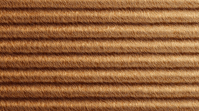 Corrugated Cardboard Texture: A close-up view of brown corrugated cardboard, showcasing the parallel lines and textured surface, perfect for background or packaging design.