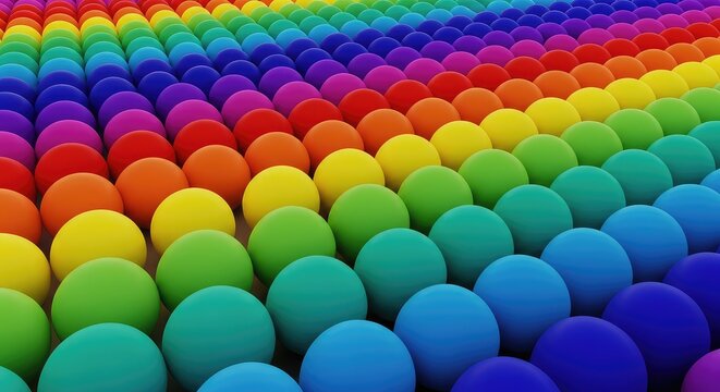 A hypnotic, endless field of precisely aligned identical spheres creating a mesmerizing optical illusion and rhythmic abstract pattern background, texture, sequence, regularity