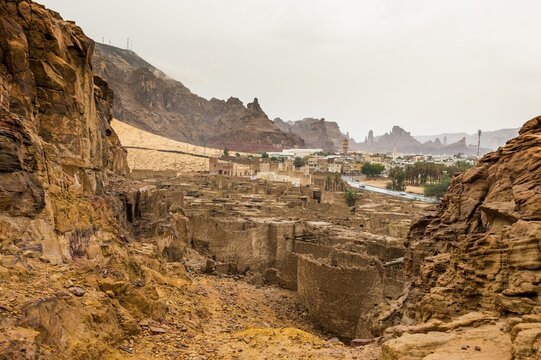 The old ghost town of Al Ula, Saudi Arabia