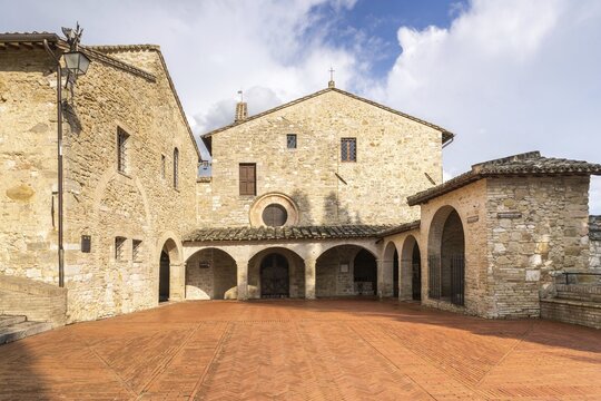 Santuario di San Damiano, Assisi, Memorial of St. Francis and St. Clare, Assisi, Province of Perugia, Umbria, Italy