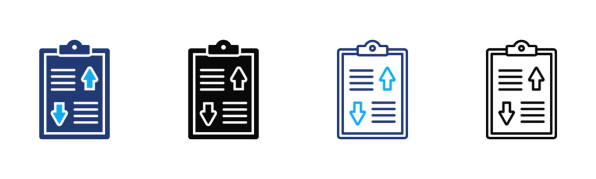 Task Sorting icon sheet multiple style collection