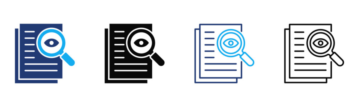 Work Summary icon sheet multiple style collection