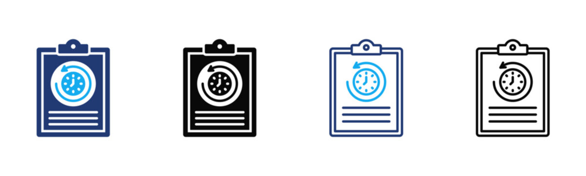 Task History icon sheet multiple style collection