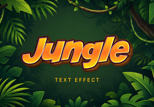 Jungle Text Effect