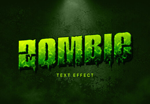 Zombie Text Effect