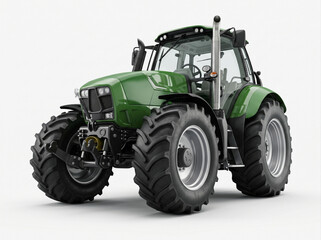 Obraz premium Tractor isolated on background 3d rendering illustration