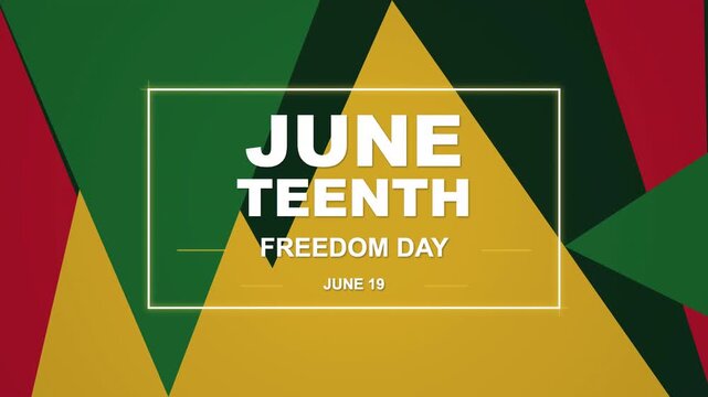 Juneteenth Freedom Day Celebration Background