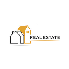 Fototapeta premium Real estate logo. Property house vector illustration. Modern home branding design. Residential construction concept. Professional realty graphic. Creative real estate logo vector illustration 