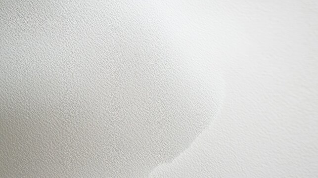 Pristine white watercolor paper high angle close up rough uneven texture cold press subtle indentations raised areas even illumination granular quality