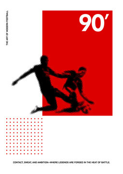Illustration vector graphic of a defender and a striker dueling for the ball during a match. Perfect for sports championships, posters, and football-themed editorial designs.
