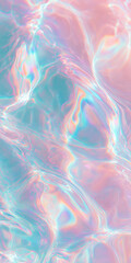 Fototapeta premium パステル, 抽象, 背景, テクスチャ, 水面, 波紋, 光沢, 反射, 幻想的, カラフル, きらめき, 夢幻, アート, デザイン, 柔らかい, ブルー, ピンク, イリディセント, 虹色, ミント, 水彩, 美しい, リキッド, 模様, エフェクト, 装飾, 光, 透明感, おしゃれ, 滑らか, 優しい, クリエイティブ, モダン, コンテンポラリー, アブストラクト, フルイド, 液体, 