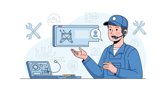 Tech Support Specialist Helping with Computer Repair and Troubleshooting