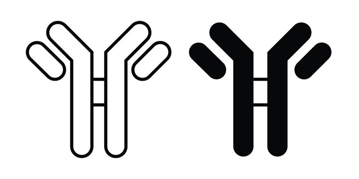 Antibody icon graphic design symbols vector illustration