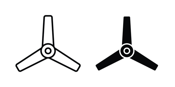 Ceiling fan icon graphic design symbols vector illustration