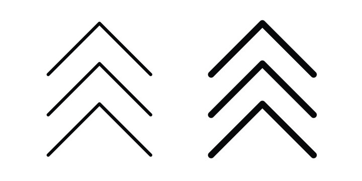 Chevrons icon graphic design symbols vector illustration