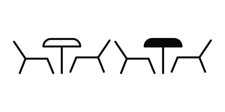 Dining table icon graphic design symbols vector illustration