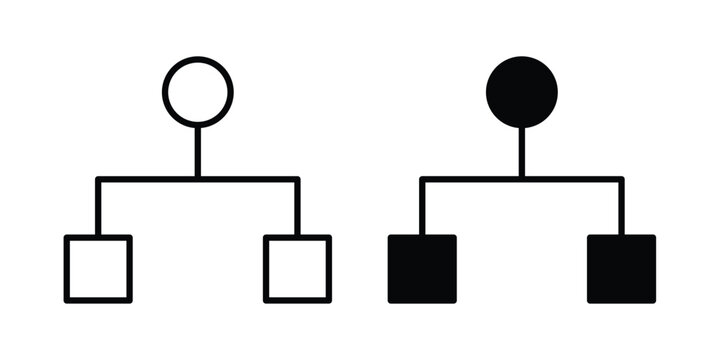 Flowchart icon graphic design symbols vector illustration