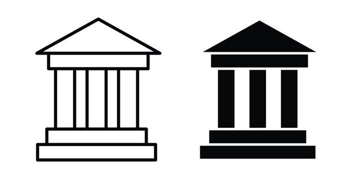 Government icon graphic design symbols vector illustration