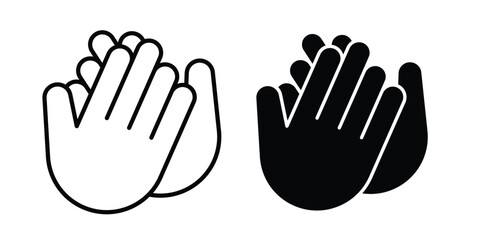 Fototapeta premium High Five icon graphic design symbols vector illustration