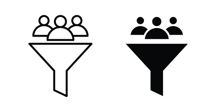 Lead conversion icon graphic design symbols vector illustration