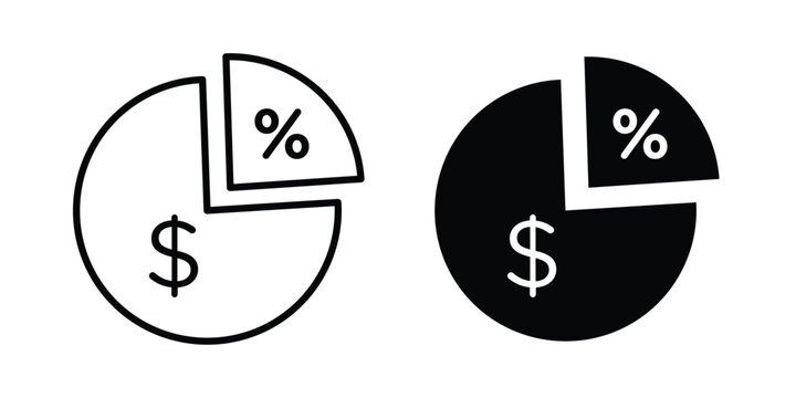 Margin icon graphic design symbols vector illustration